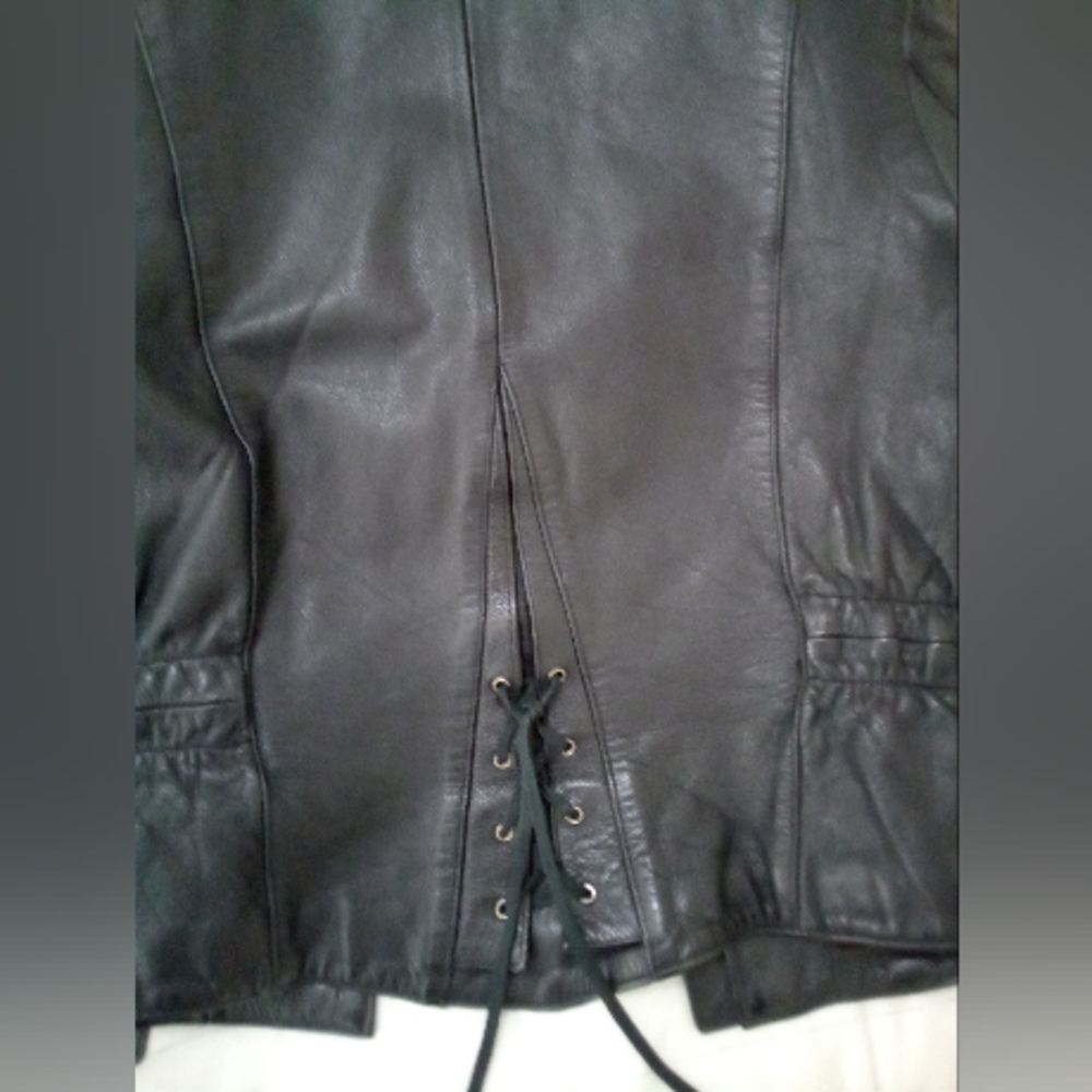 Flying Bikes~Black Leather Jacket
